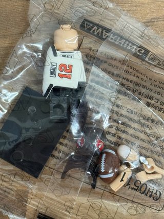 Figura Tom Brady estilo Lego