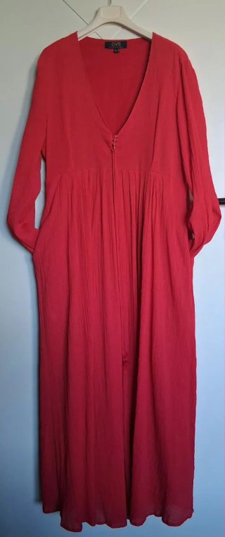 Vestito donna lungo rosso