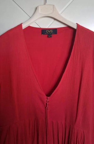 Vestito donna lungo rosso