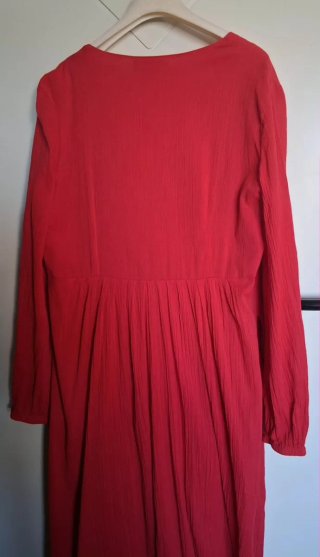 Vestito donna lungo rosso