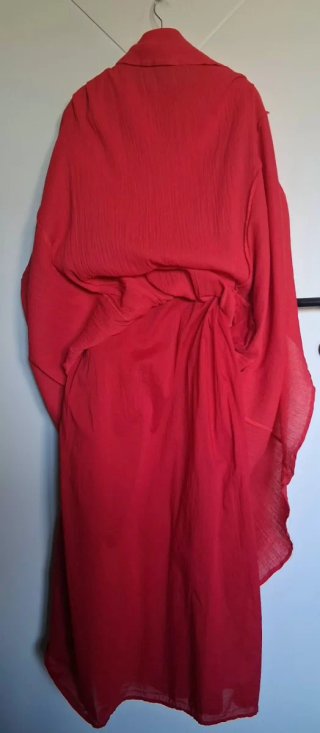 Vestito donna lungo rosso