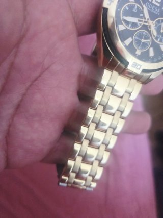 Reloj Guess Hombre Negro y Dorado