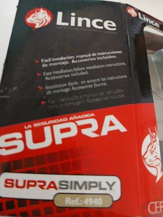 Cerrojo Alta Seguridad Lince Supra Simply _NUEVO