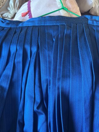 Falda regional Baturra azul