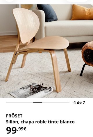 Sillón FROSET roble ikea. No negociable.
