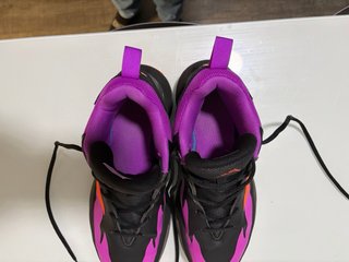 Zapatillas Baloncesto Adidas Negras Naranja Púrpur