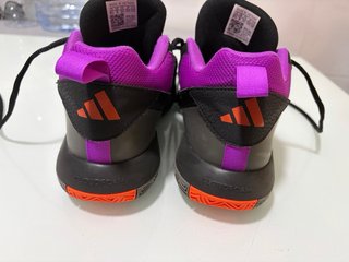 Zapatillas Baloncesto Adidas Negras Naranja Púrpur