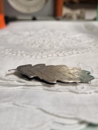 Fermasoldi Foglia Argento 800 Brandimarte