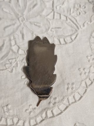 Fermasoldi Foglia Argento 800 Brandimarte