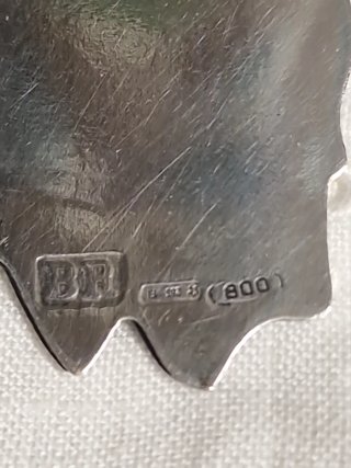 Fermasoldi Foglia Argento 800 Brandimarte