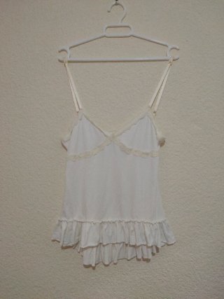 Top tirantes blanco con volantes