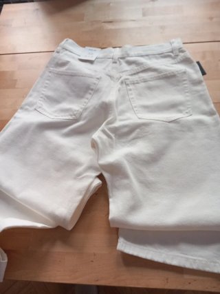 Pantalón Massimo Dutti Blanco