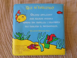 Libro para la bañera en catalán