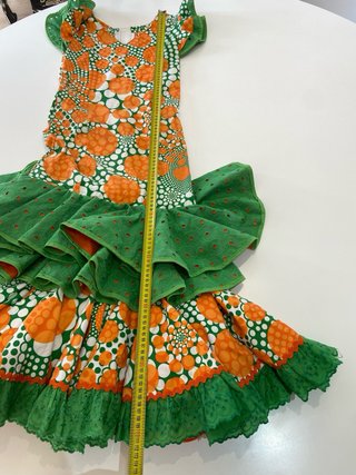 Vestido infantil flamenca talla 34
