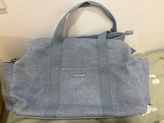 Bolsa carrito Pasito a Pasito azul y cambiador