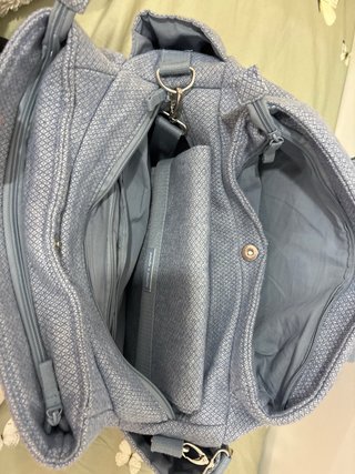 Bolsa carrito Pasito a Pasito azul y cambiador