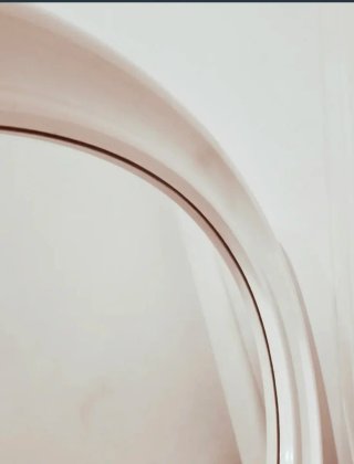 Specchio ovale Carrara & Matta anni '70
