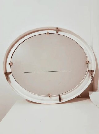 Specchio ovale Carrara & Matta anni '70