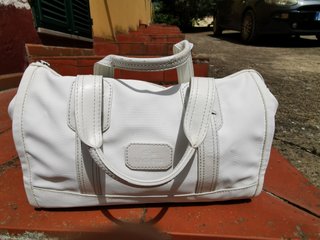 Borsa Lacoste bianca