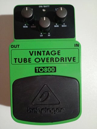 Pedal Guitarra Behringer TO800 Overdrive