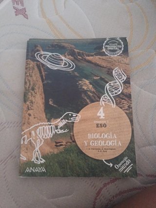 Libro de biología y geología 4 eso