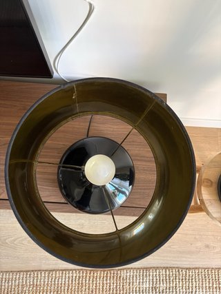 Lámpara cerámica Zara Home negra