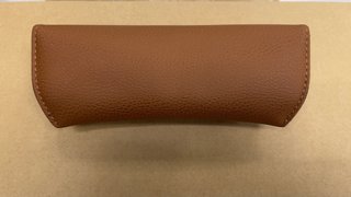Custodia Ray-Ban pelle marrone
