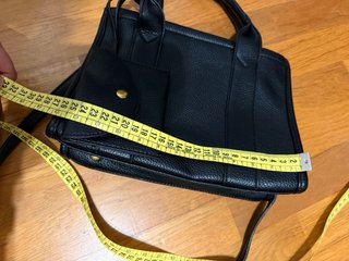 Borsa Papilla nera mano/tracolla