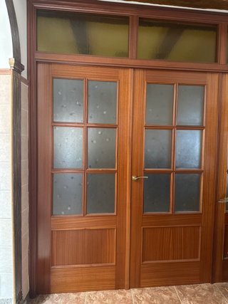 Puertas de madera ancho especial
