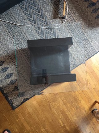 Mesa de centro madera y cristal