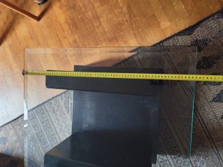 Mesa de centro madera y cristal