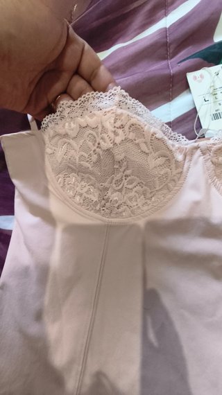 Top Corsetero Zara Talla L Encaje Rosa