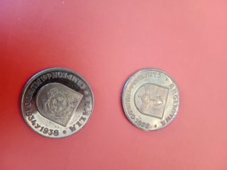 Monedas fichas Copa del Mundo España 82