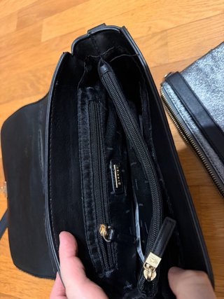 Borsa Carpisa nera e argento