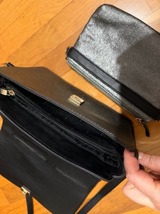 Borsa Carpisa nera e argento