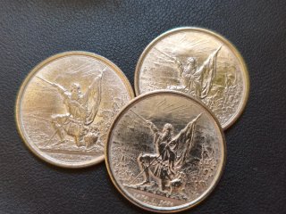 Monedas 5 Francos Suizos 1874 Réplicas