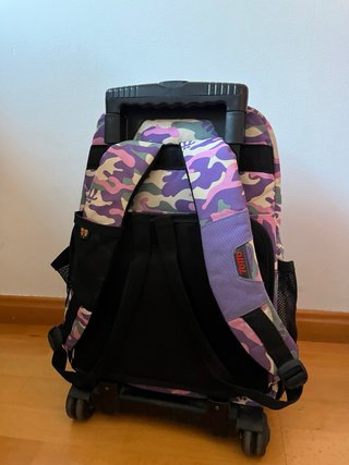 Mochila Toltto camuflaje morado