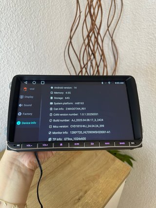 Pantalla radio de coche para Volkswagen