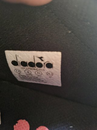 Scarpe da calcio Diadora n.41 nere e arancione