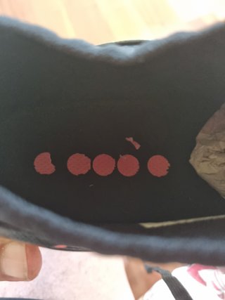 Scarpe da calcio Diadora n.41 nere e arancione