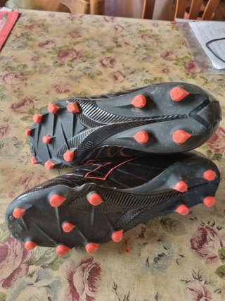 Scarpe da calcio Diadora n.41 nere e arancione
