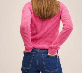 Jersey a estrenar. Mango. Talla S. Rosa fucsia.