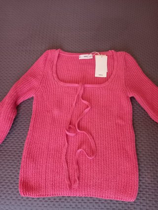Jersey a estrenar. Mango. Talla S. Rosa fucsia.