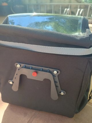 Bolsa Manillar M-Wave Negra Transparente