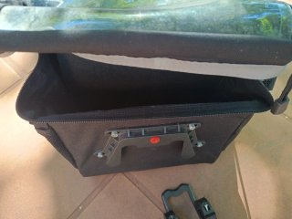 Bolsa Manillar M-Wave Negra Transparente