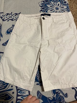 Pantalón corto blanco