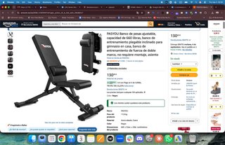 Banco de pesas PASYOU plegable