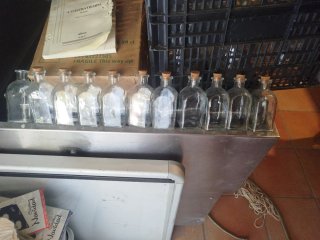 Botellitas de cristal con corcho (pack 10)