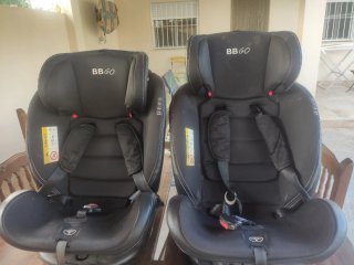 2 Sillas coche 360º ISOFIX 0-36kg BBGO ST-3