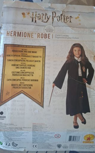 Disfraz Hermione Robe Harry Potter Talla Estándar